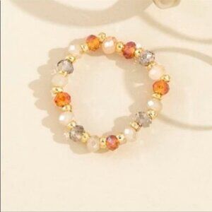 • SHEIN • Elastic Beaded Ring